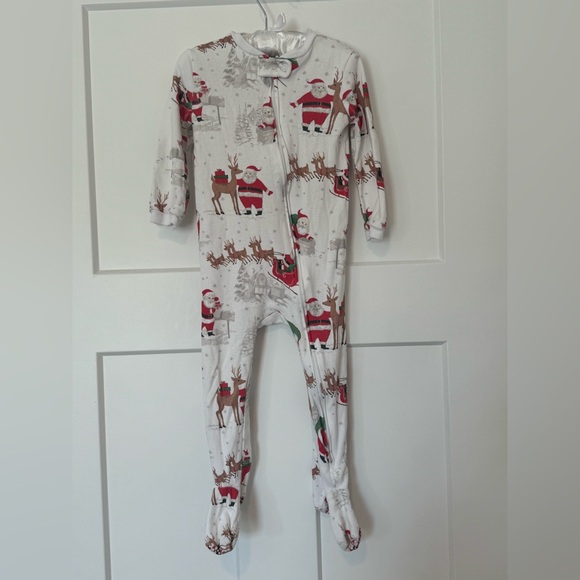 Heritage Santa Organic Baby Pajama - Picture 1 of 4